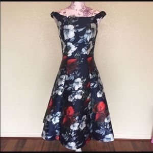 Chi Chi London fit and flare dress